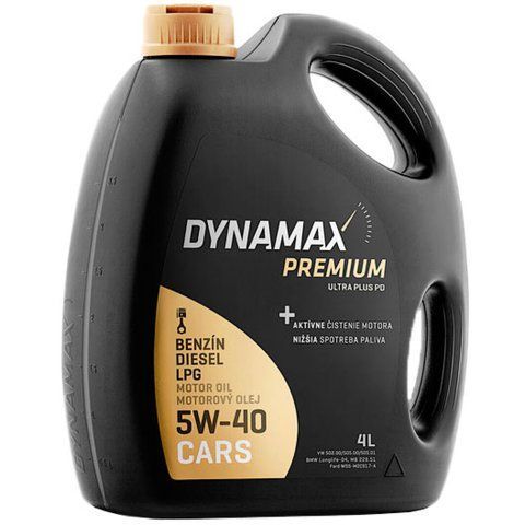 Dynamax Premium Ultra Plus PD 5W-40, 4 л (501600) моторное масло фото