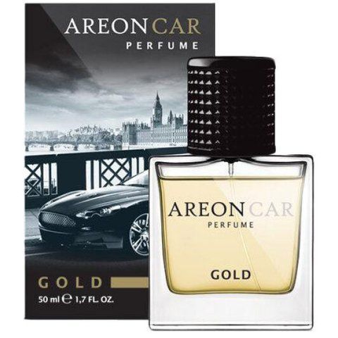 Ароматизатор Areon Car Perfume Glass Gold 50 мл фото