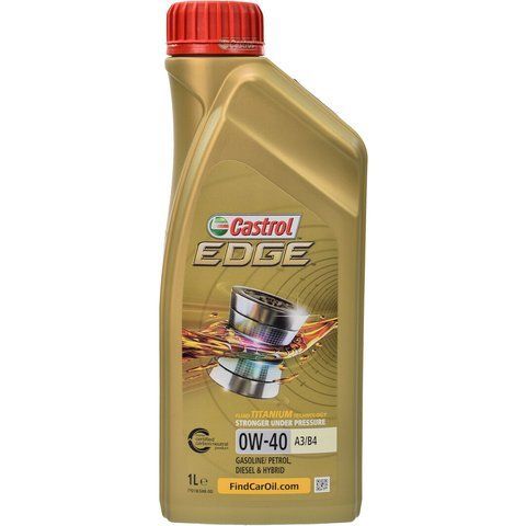 Castrol EDGE A3/B4 Titanium FST 0W-40 1 л, (CASEDGE0W401L) моторное масло фото
