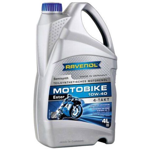 Ravenol Motobike Ester 10W-40, 4 л (1172112004) моторное масло 4T фото
