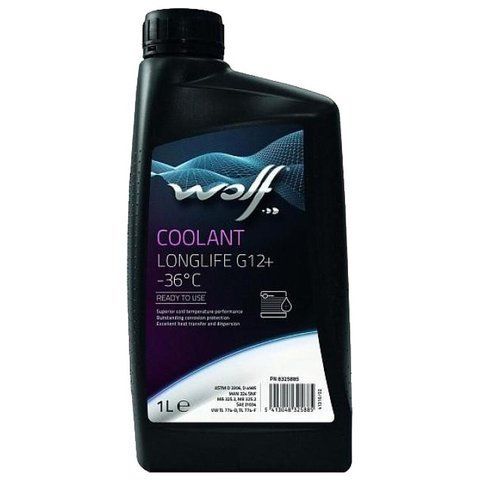Wolf Coolant Longlife G12+ красный -36 &deg;C, 1 л (8325885) готовый антифриз фото