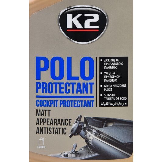 Поліроль для салону K2 Polo Protectant свіжість 770 мл EK4170 фото