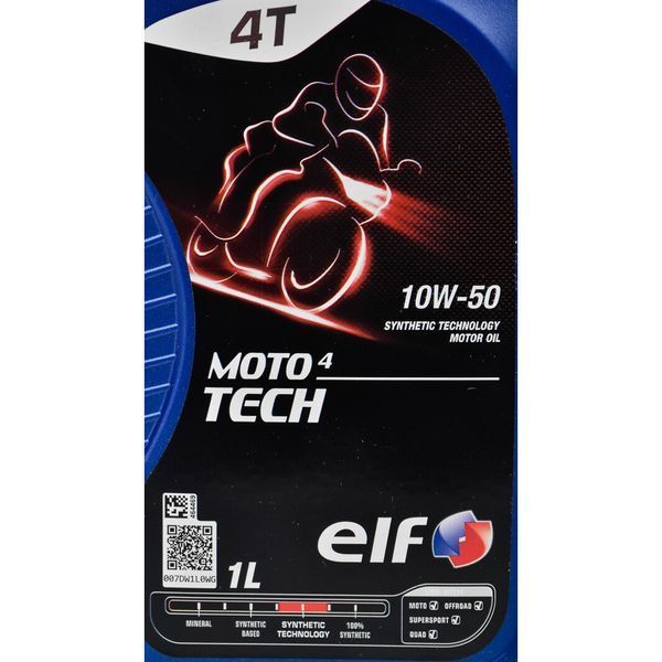Elf Moto Tech 10W-50, 1 л (213949) моторное масло 4T фото