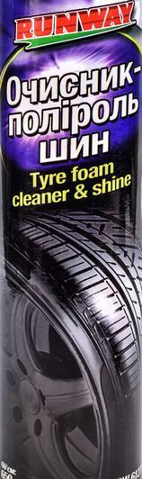 Чернитель шин Runway Tyre Foam Cleaner & Shine RW6127 650 мл фото