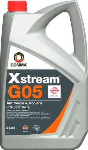 Comma Xstream G05 G11 желтый, 5 л (XHD5L) концентрат антифриза фото
