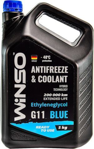 Готовый антифриз Winso G11 синий -40 &deg;C фото
