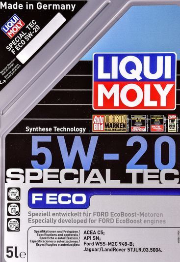 Liqui Moly Special Tec Eco 5W-20 5 л, (3841) моторна олива фото
