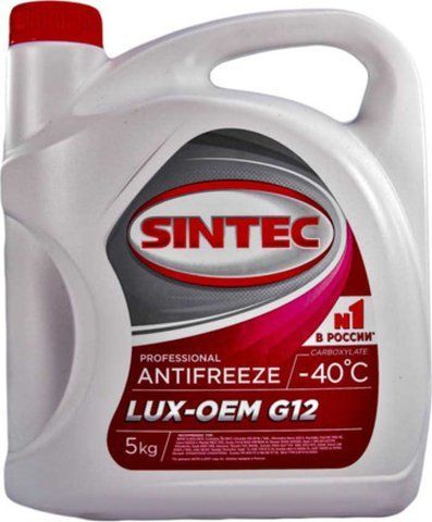 Готовый антифриз Sintec Lux G12 красный -40 &deg;C фото