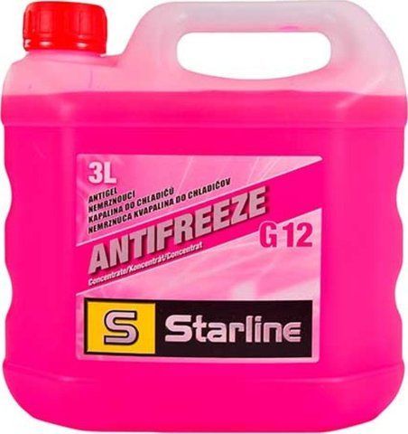 Starline G12 красный, 3 л (S NA G12-3) концентрат антифриза фото