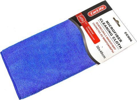 Салфетка Carlife Microfibre Cleaning Cloths cc906 микрофибра 30х40см фото