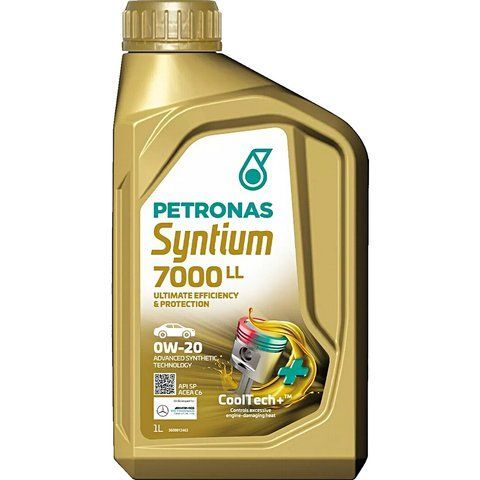Petronas Syntium 7000 LL 0W-20, 1 л (70719E18EU) моторное масло фото