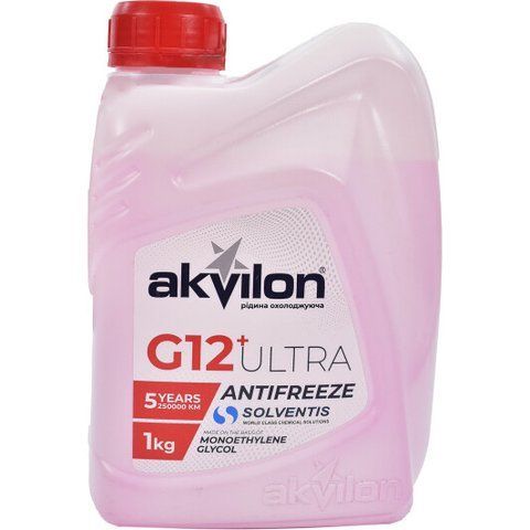 Готовий антифриз Akvilon Ultra G12+ червоний -40 &deg;C фото