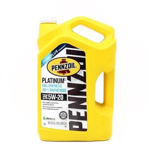 Pennzoil Platinum&nbsp;Fully Synthetic 5W-20, 5 л (550046123) моторное масло фото