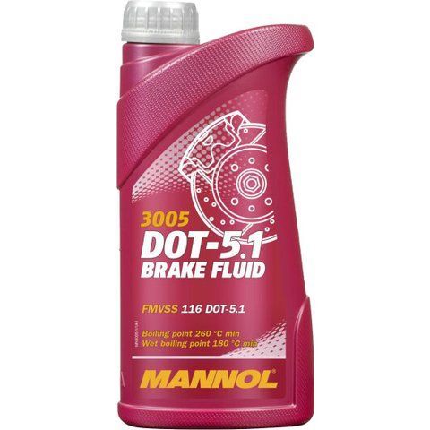 Mannol Brake Fluid DOT 5.1, 0,5 л (MN3005-05) гальмівна рідина пластикова тара фото