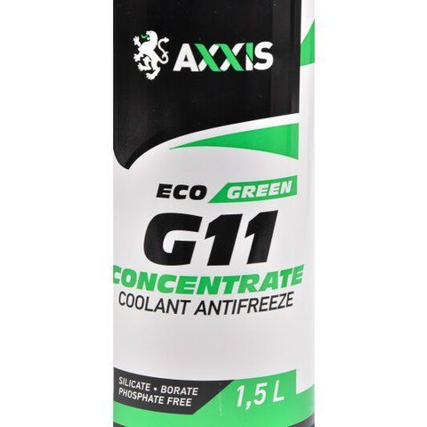 Axxis Eco G11 зеленый, 1,5 л концентрат антифриза фото