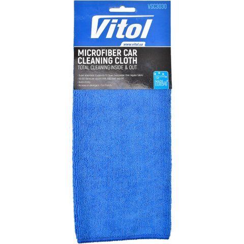 Салфетка Vitol VSC3030 микрофибра 30х30 см фото