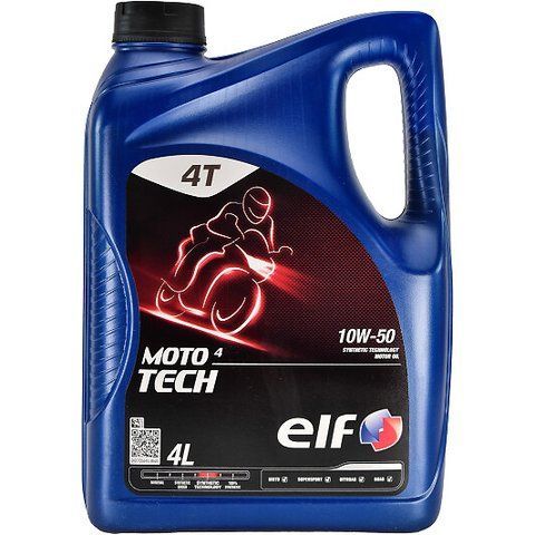 Elf Moto Tech 10W-50, 4 л (213950) моторна олива 4T фото