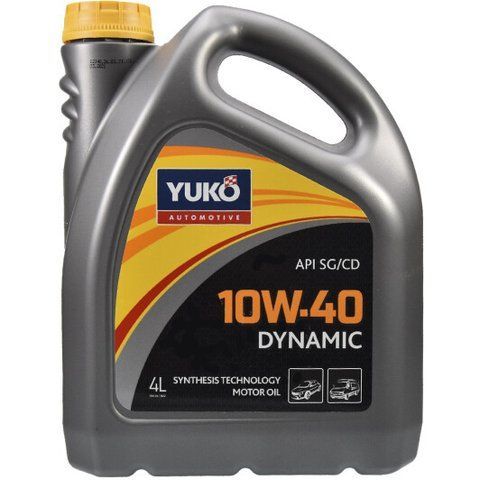 Yuko Dynamic 10W-40 4 л, моторное масло фото