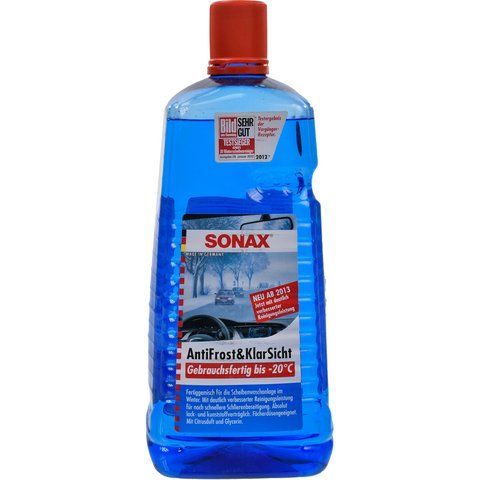 Sonax AntiFrost&KlarSicht зимний -20&deg;С цитрусовый 2 л, (332541) концентрат омывателя фото