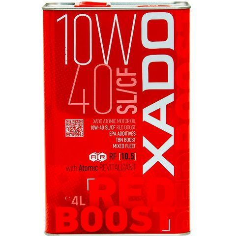 XADO Atomic SL/CF 10W-40 4 л, (ХА26244) моторна олива фото