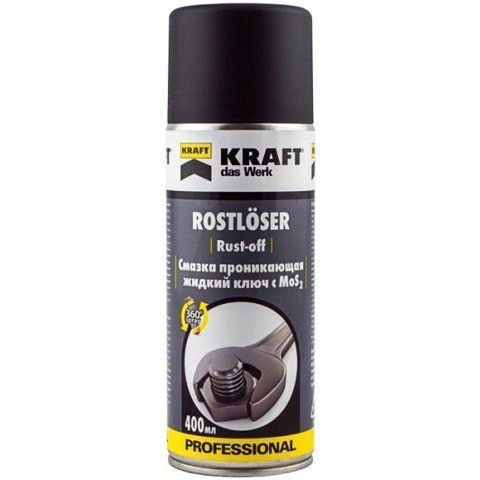 KRAFT Rostl&ouml;ser рідкий ключ з MoS2 мастило, 400 мл (KF004) фото