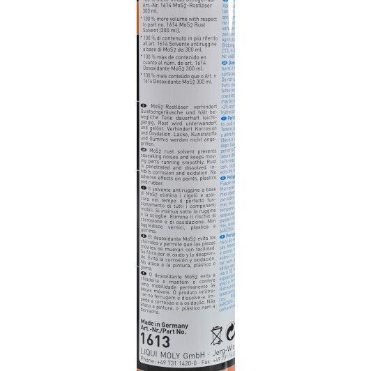 Liqui Moly MoS2 Rostloser спрей, 600 мл (1613) очиститель двигателя фото