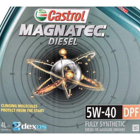 Castrol Magnatec Diesel DPF 5W-40, 4 л (15C4AA) моторна олива фото
