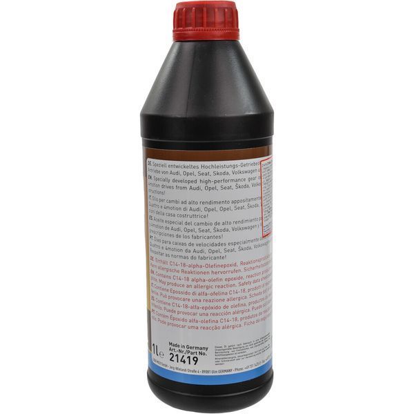 Liqui Moly Lamellenkupplungsol, 1 л (21419) трансмиссионное масло фото