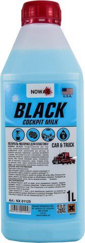 Поліроль для салону Nowax Black Cockpit Milk 1000 мл NX01125 фото