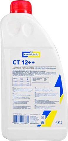 Cartechnic G12++ красный, 1,5 л концентрат антифриза фото