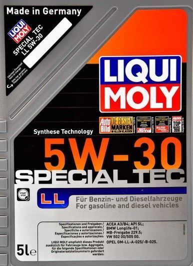 Liqui Moly Special Tec LL 5W-30 5 л (8055) моторна олива фото