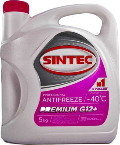 Готовый антифриз Sintec Premium G12+ розовый -40 &deg;C фото