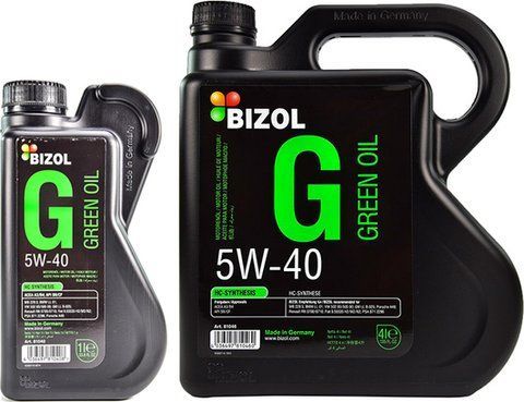 Bizol Green Oil 5W-40 (1 л, 4 л) моторна олива фото