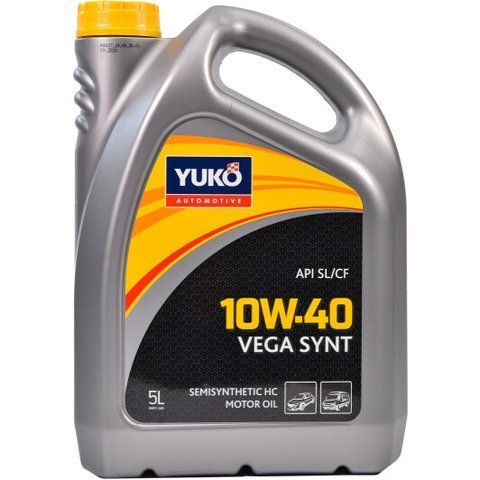 Yuko Vega Synt 10W-40 5 л, моторное масло фото