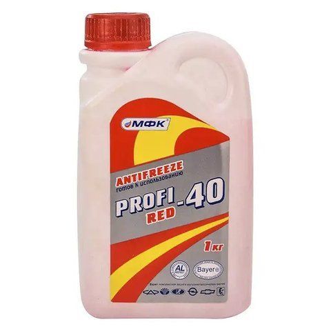 МФК Profi -40 красный -30 &deg;C, 1 л (4820250120756) готовый антифриз фото