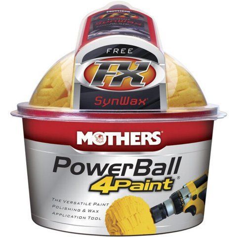 Поліроль для кузова Mothers FX SynWax + PowerBall 4Paint фото