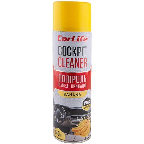 Carlife Cockpit Cleaner банан, 500 мл (CF504) полироль для салона фото