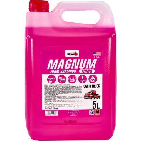 Nowax Magnum Nano Foam Shampoo, 5 л (NX05118) концентрат автошампуню фото