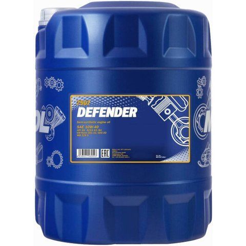 Mannol Defender 10W-40 10 л, (MN7507-10) моторное масло фото