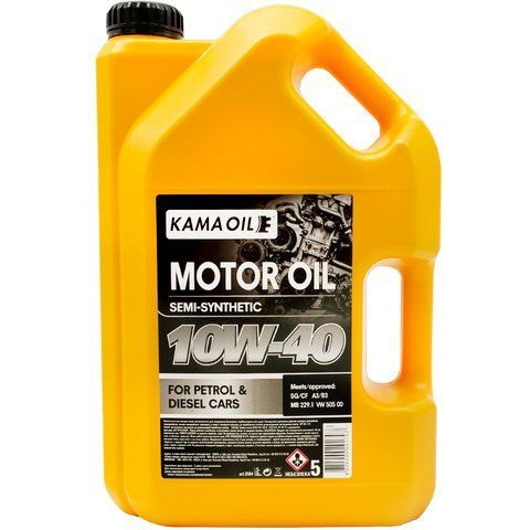 KAMA OIL 10W-40 5 л, (3504) моторна олива фото
