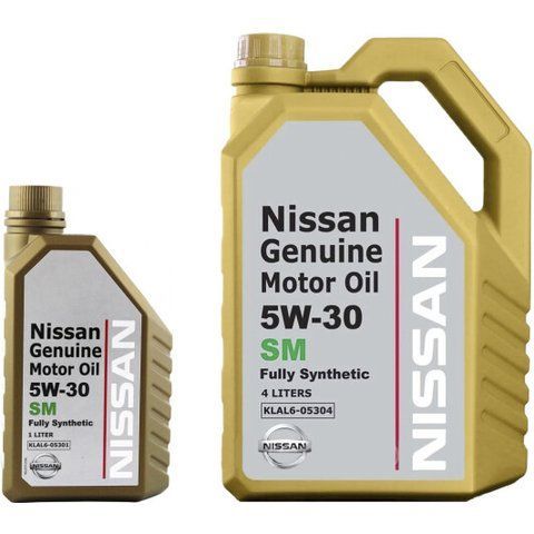 Nissan Motor Oil SM 5W-30 1 л, (klal605301) моторное масло фото