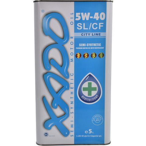 XADO Atomic SL/CF City Line 5W-40 5 л, (xa20308) моторное масло фото