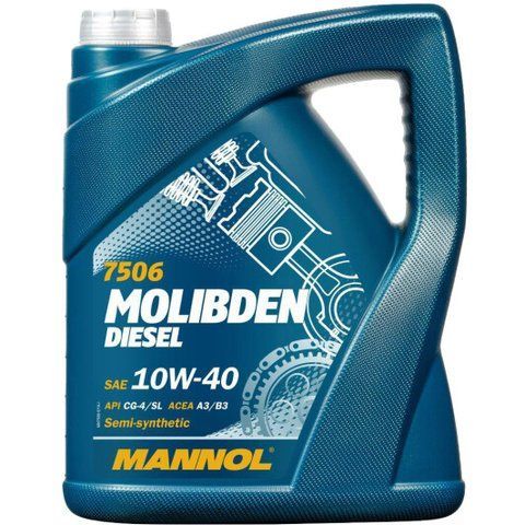 Mannol Molibden Diesel 10W-40 5 л, (MN7506-5) моторна олива фото