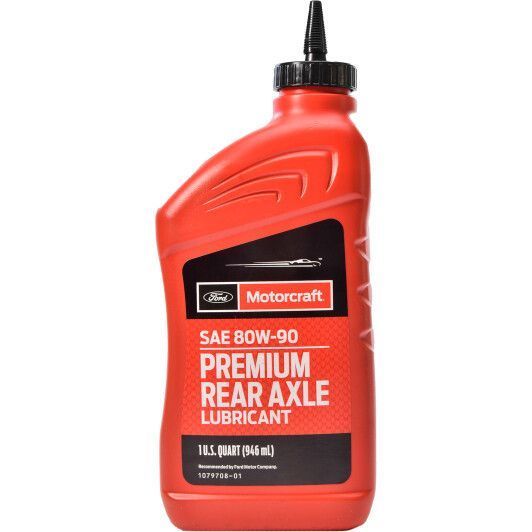 Ford Motorcraft Premium AXLE GL-5 MT-1 80W-90, 0,946 л (XY80W90QL) трансмісійна олива синтетичне трансмісійно фото