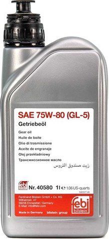 Febi GL-5 75W-80, 1 л (40580) трансмісійна олива фото