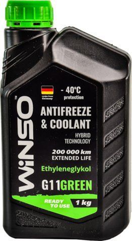 Готовый антифриз Winso G11 зеленый -40 &deg;C фото