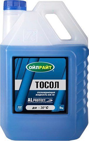 Готовий антифриз Oil right А-40 синій -30 &deg;C фото