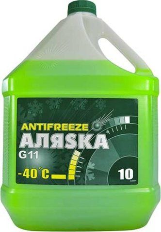 Готовый антифриз АЛЯSКА G11 зеленый -40 &deg;C фото