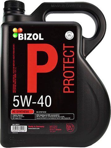 Bizol Protect 5W-40 5 л, (85211) моторна олива фото