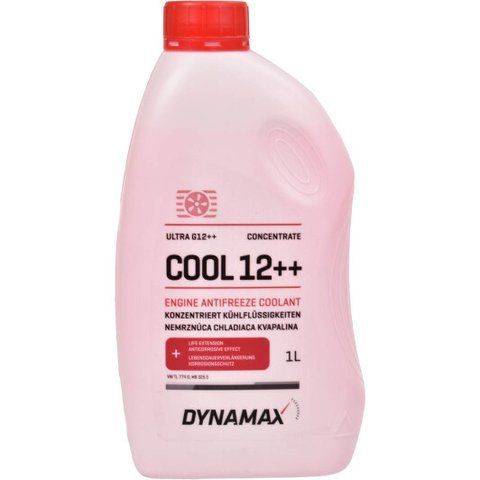Dynamax Cool Ultra G12++ красный, 1 л (500158) концентрат антифриза фото